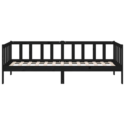 Musta sohvasänky Maxwell 90x190cm (mänty)