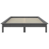 Harmaa sängynrunko Cirimpei 120x190cm (puu small double)