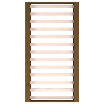 Hunajanruskea sängynrunko Sabia 75x190cm (small single puu)