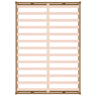 Hunajanruskea sängynrunko Kipp 120x200cm (puu)