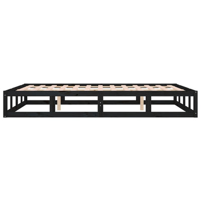 Musta sängynrunko Kipp 120x200cm (puu)