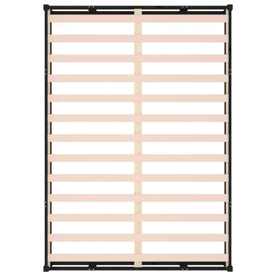 Musta sängynrunko Kipp 120x190cm (small double puu)