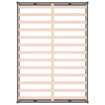 Harmaa sängynrunko Kipp 135x190cm (double puu)