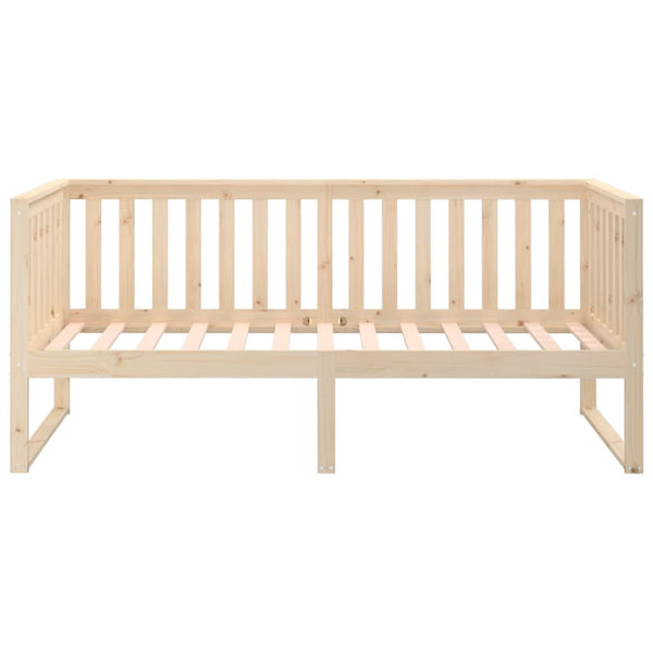 Päiväsänky 100x200 cm ilman patjaa, valmistettu massiivipuusta mänty