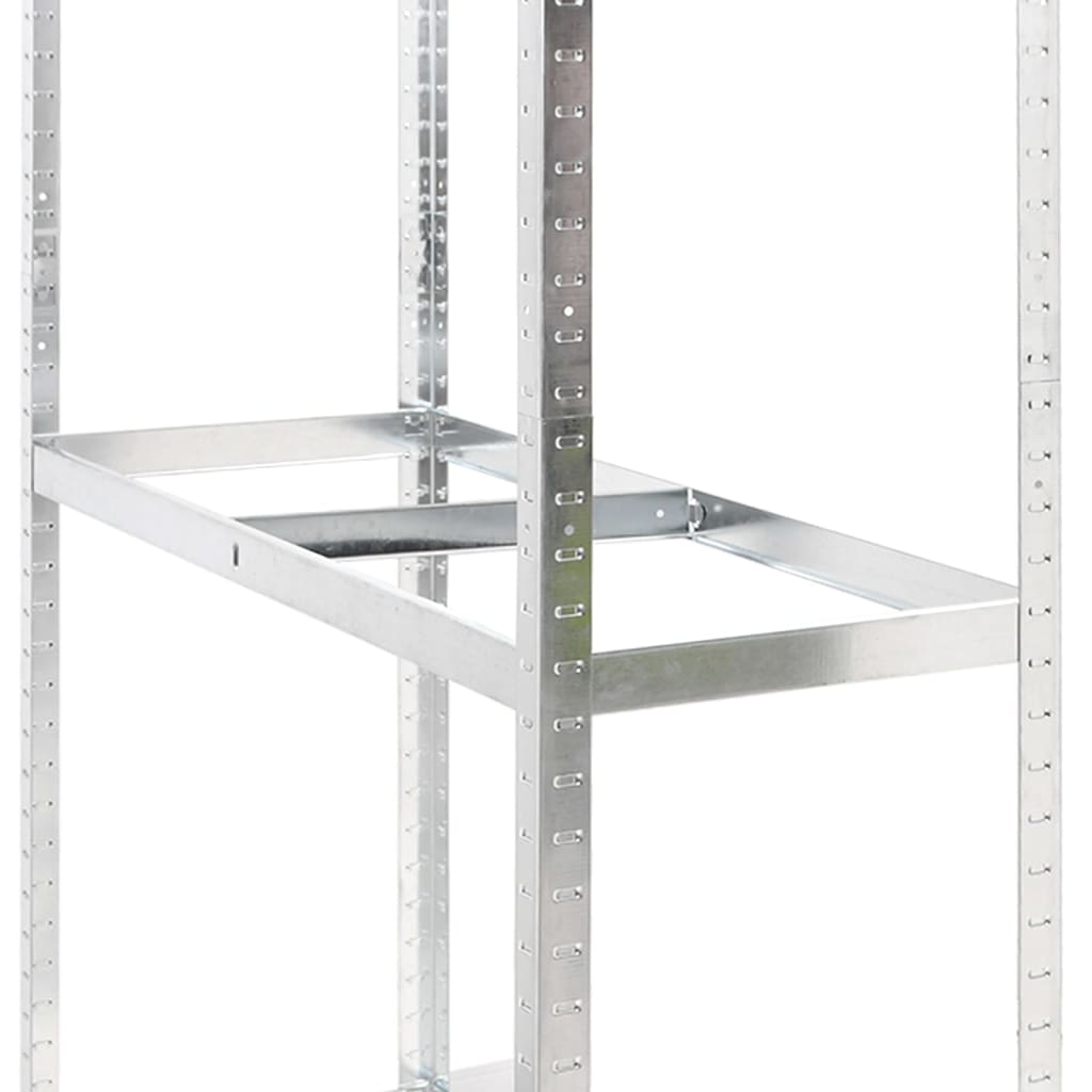 3-tasoinen Rengasteline 2 kpl hopea 110x40x200 cm teräs