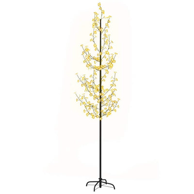 Lämmin valkoinen kirsikankukka led-puu Nuculaie 300cm (368 led-valoa)