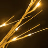 Valkoinen led-koivu Antuanela 400cm (lämmin valkoinen 672 led-valoa)