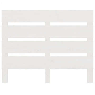 Sängynpääty valkoinen 90x3x80 cm täysi mänty