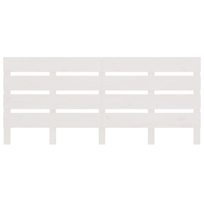 Valkoinen sängynpääty Paupe 120x3x80cm (mänty)