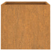 Kukkalaatikot 2 kpl 42x40x39 cm Corten teräs