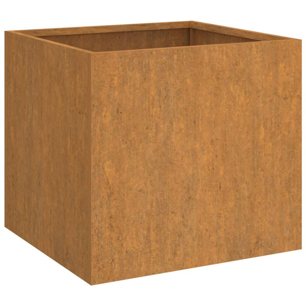 Corten teräs kukkalaatikot Eusebie 49x47x46cm (2 kpl)