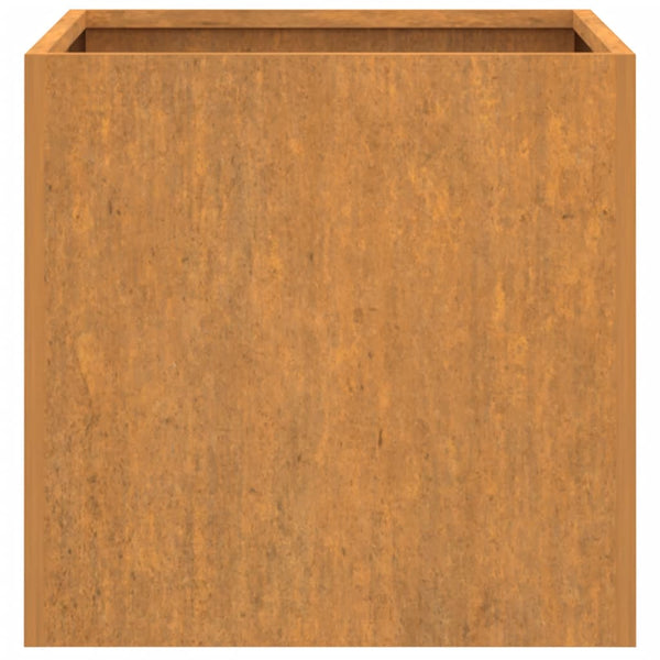 Corten teräs kukkalaatikot Eusebie 49x47x46cm (2 kpl)