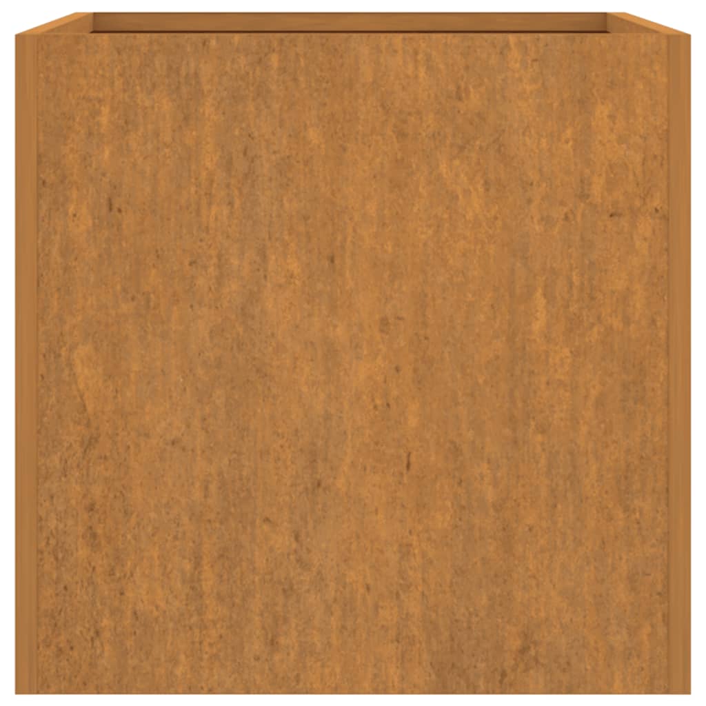 Corten teräs kukkalaatikko Eusebie 62x47x46cm