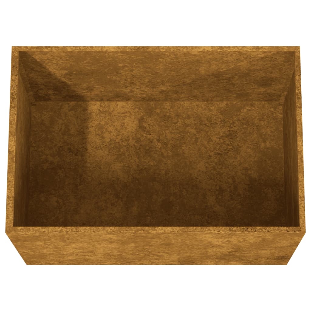 Corten teräs kukkalaatikko Eusebie 62x47x46cm
