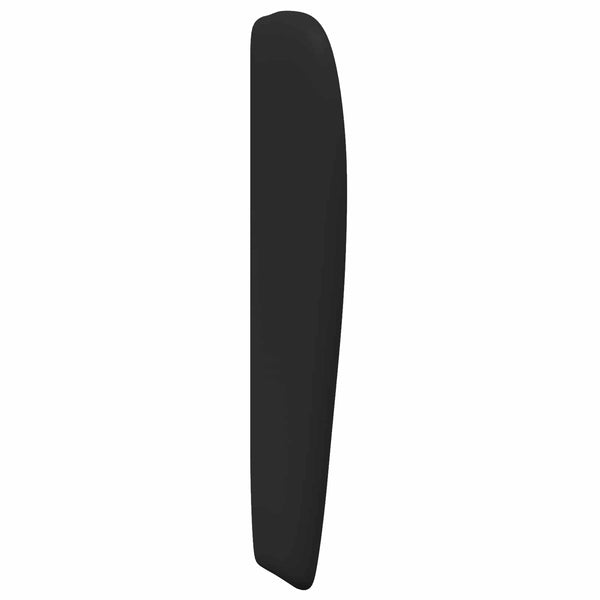 Päätykorva Musta 80 x 23 x 6 cm Polyvinyylikloridi