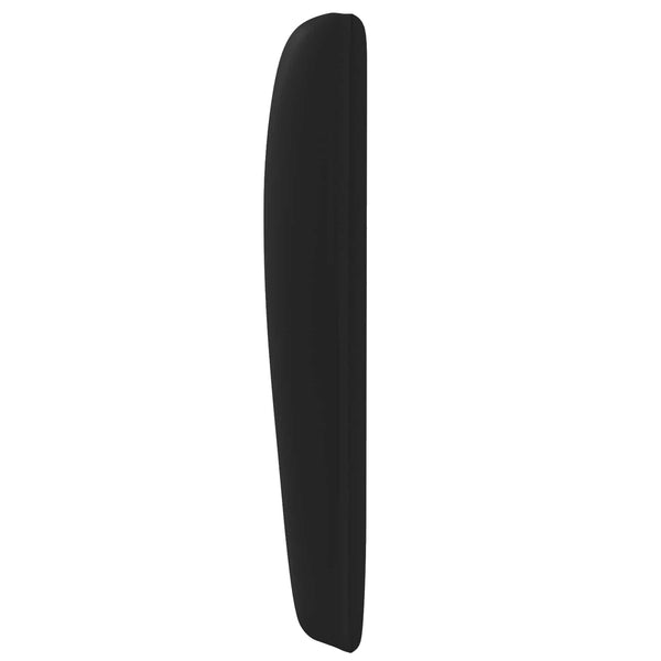 Päätykorva Musta 80 x 23 x 6 cm Polyvinyylikloridi