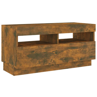 Savutammi tv-kaappisarja Vernil (2-osainen led-valoilla, puinen)