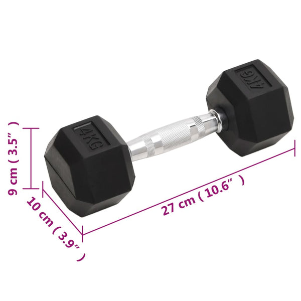 Käsipainot 2 kpl 8 kg kokonaan valurautaa