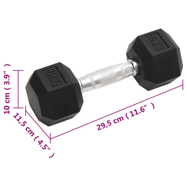 Käsipainot 2 kpl 12 kg kokonaan valurautaa