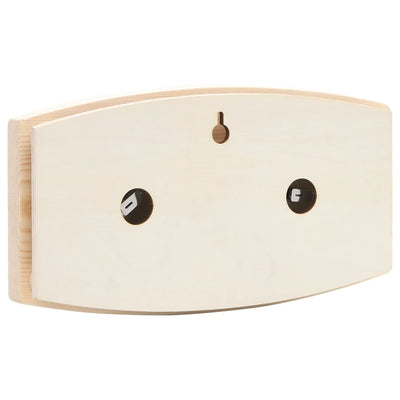 Saunan lämpö- ja kosteusmittari Woodson (tiimalasilla mänty)