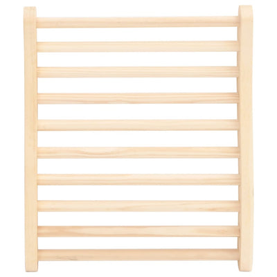 S-muotoinen selkätuki saunaan Lionas (mänty)