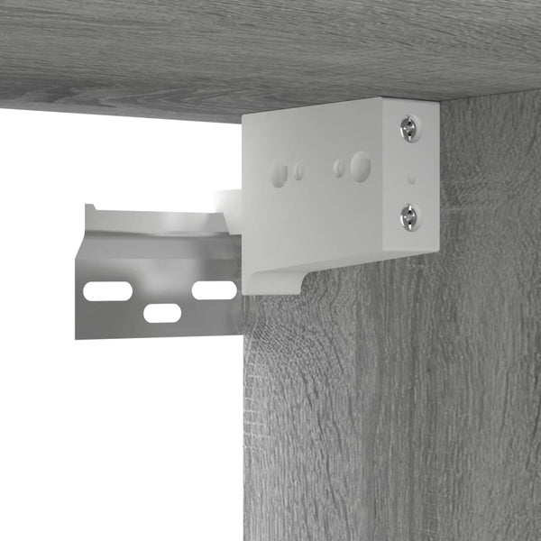 TV-tasot 4 kpl harmaa Sonoma 60x30x30 cm tekninen puu