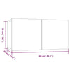 TV-seinäkaapit 4 kpl ruskea tammi 60x30x30 cm tekninen puu