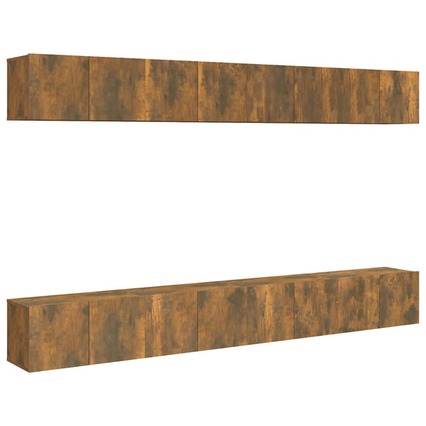TV-tasot 8 kpl savutammi 60x30x30 cm tekninen puu
