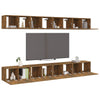 TV-tasot 8 kpl savutammi 60x30x30 cm tekninen puu