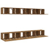 TV-tasot 8 kpl savutammi 60x30x30 cm tekninen puu