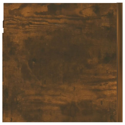 Seinäkiinnitettävät TV-kaapit 8 kpl savutammi 30,5x30x30 cm