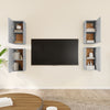 TV-kaapit 4 kpl harmaa Sonoma 30,5x30x60 cm lastulevy