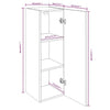 TV-kaapit 4 kpl ruskea tammi 30,5x30x90 cm tekninen puu