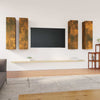 TV-kaapit 4 kpl savutammi 30,5x30x110 cm tekninen puu