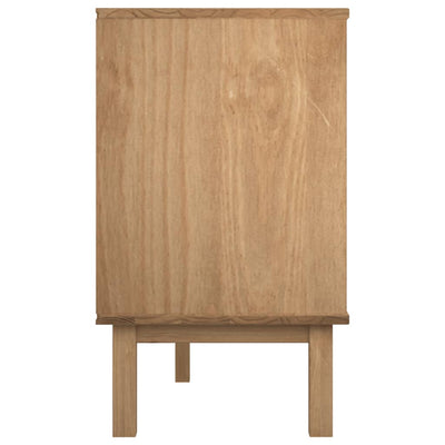 Lipasto OTTA ruskea harmaa/valkoinen 111x43x73,5 cm täysi mänty