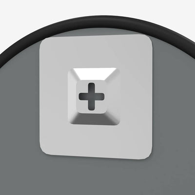 Musta seinäpeili Tosca Ø 50cm (pyöreä)