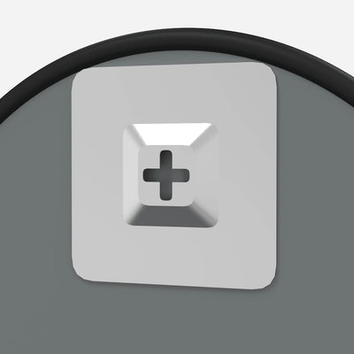 Musta seinäpeili Tosca Ø 60cm (pyöreä)