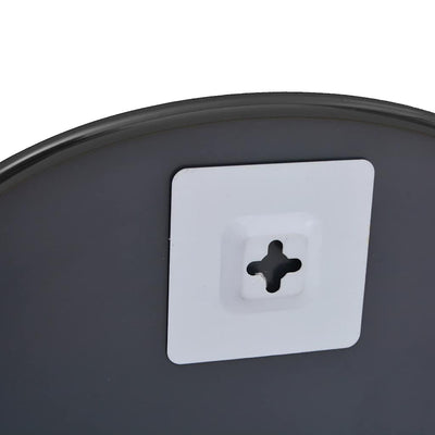 Musta seinäpeili Nadie 30x25cm