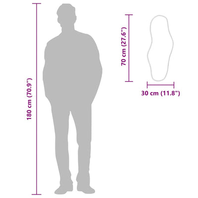 Hopea seinäpeili Piner 70x30cm