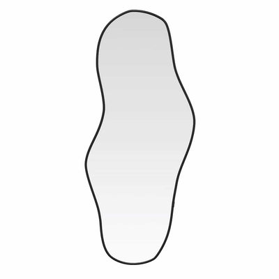 Musta seinäpeili Piner 100x45cm