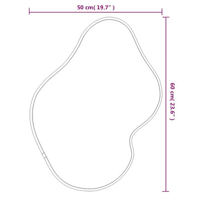 Kulta seinäpeili Fiorina 60x50cm