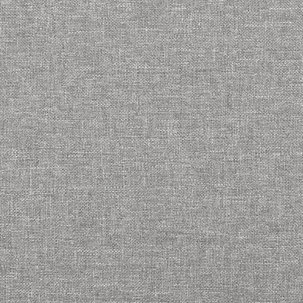 135x190 cm vaaleanharmaa sängynrunko ilman patjaa, kangas