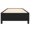Musta sängynrunko ilman patjaa Jacques 90x190cm (single kangas)