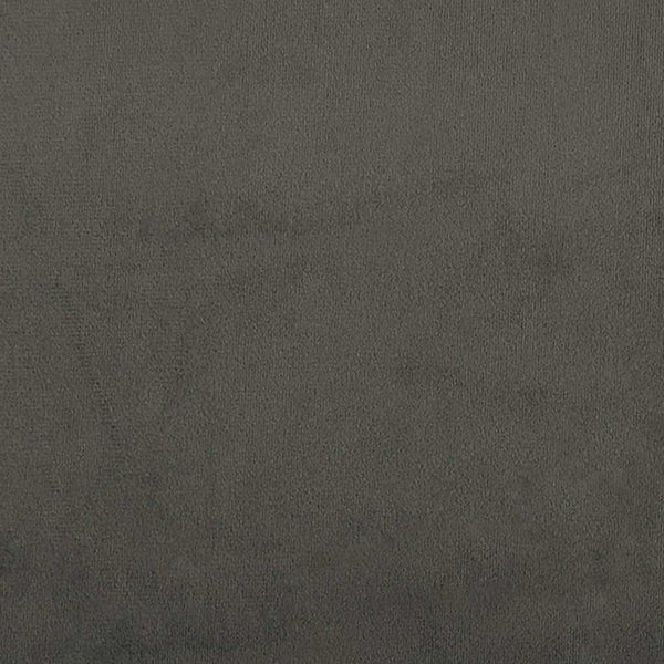 Tummanharmaa sängynrunko ilman patjaa 90x190cm Single sametti