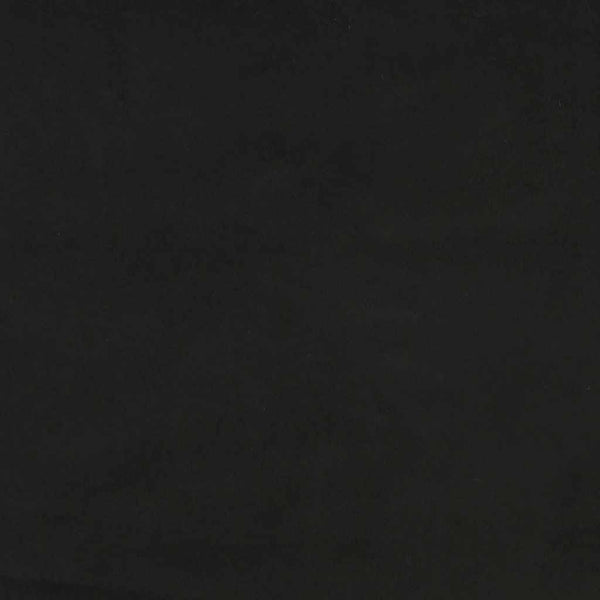 Mustasta sametista valmistettu sängynrunko ilman patjaa, mitat 180x200cm