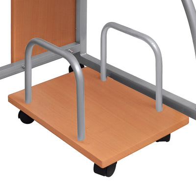 Ruskea tietokonepöytä Vaslie 110x52x88,5cm (puinen)