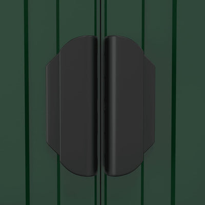 Vihreä puutarhavaja Kallie 192x108x223cm (galvanoitu teräs)