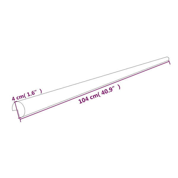 Kulmasuojat 2 kpl keltainen ja musta 4x4x104 cm PU