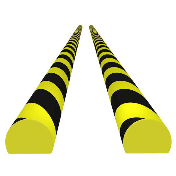 Kulmasuojat 2 kpl keltainen ja musta 4x3x100 cm PU