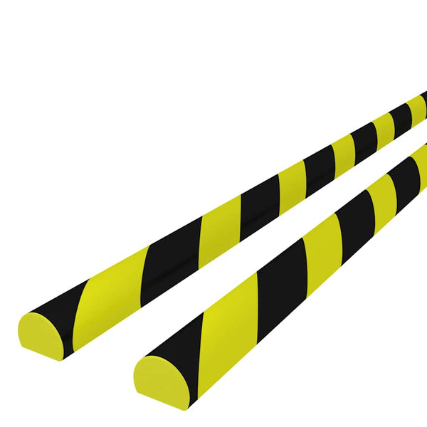 Kulmasuojat 2 kpl keltainen ja musta 4x3x100 cm PU
